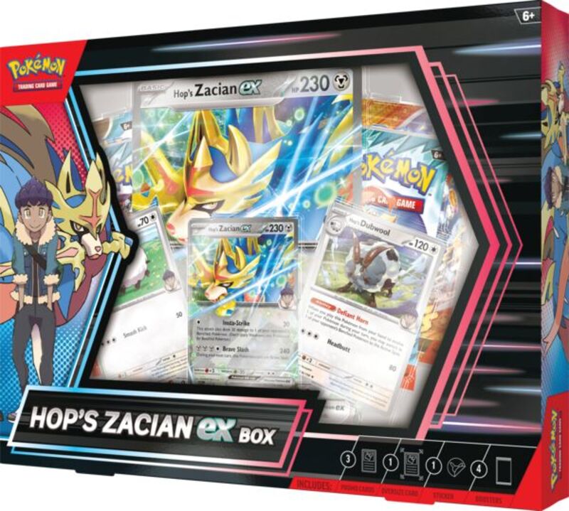 Pokemon:Hop’s Zacian ex Box (POK101588)