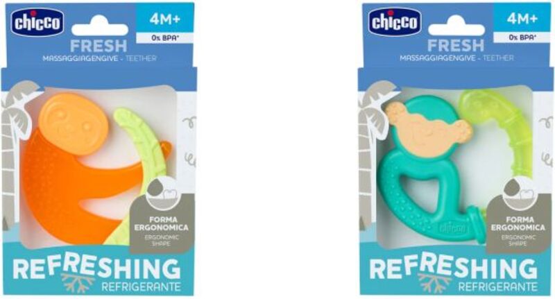 Chicco Κρίκος Οδοντοφυίας Σιλικόνη Mix 4m+-2 Σχέδια (C05-28130-30) φωτογραφία