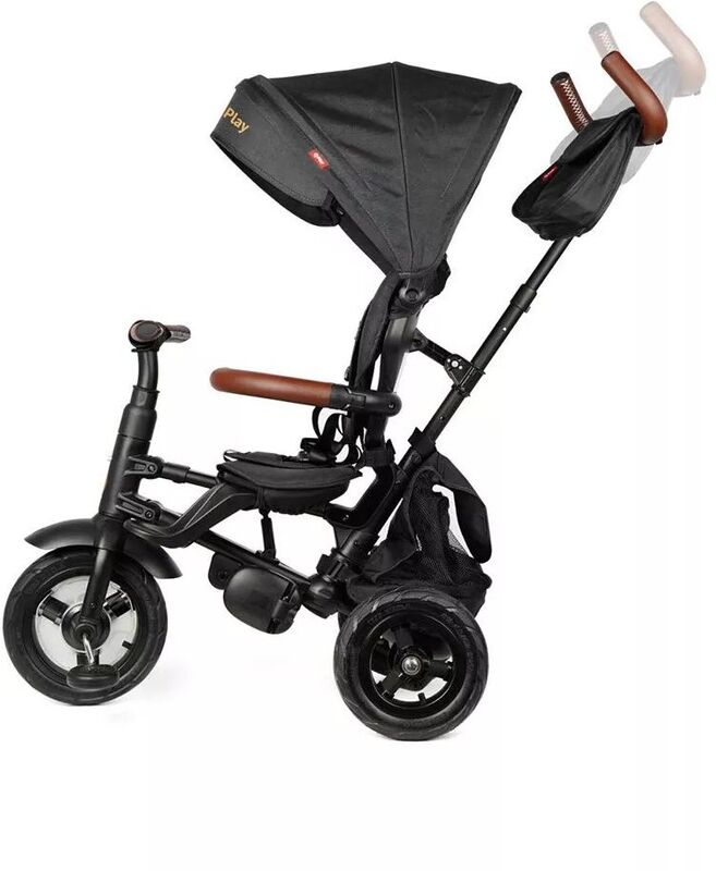 QPlay Τρίκυκλο Rito Deluxe Air Gel Wheels Black (01-1212068-02) φωτογραφία