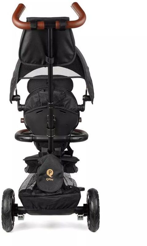 QPlay Τρίκυκλο Rito Deluxe Air Gel Wheels Black (01-1212068-02) φωτογραφία