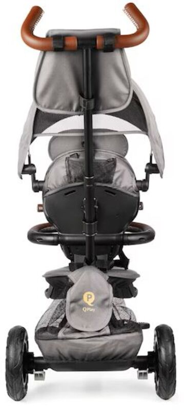 QPlay Τρίκυκλο Rito Deluxe Air Gel Wheels Grey (01-1212068-03) φωτογραφία