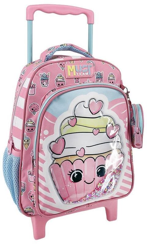 Must Team Ροζ Cupcake 26 Σακίδιο Νηπιαγωγείου Trolley (000587297)