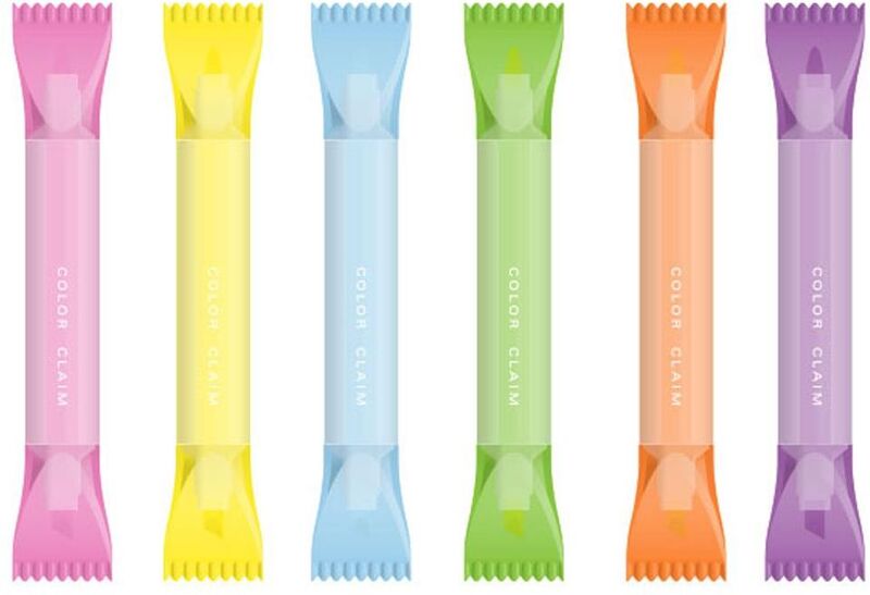 The Littlies Μαρκαδόρος Υπογράμμισης Διπλός-6 Χρώματα-1Τμχ(000646767)