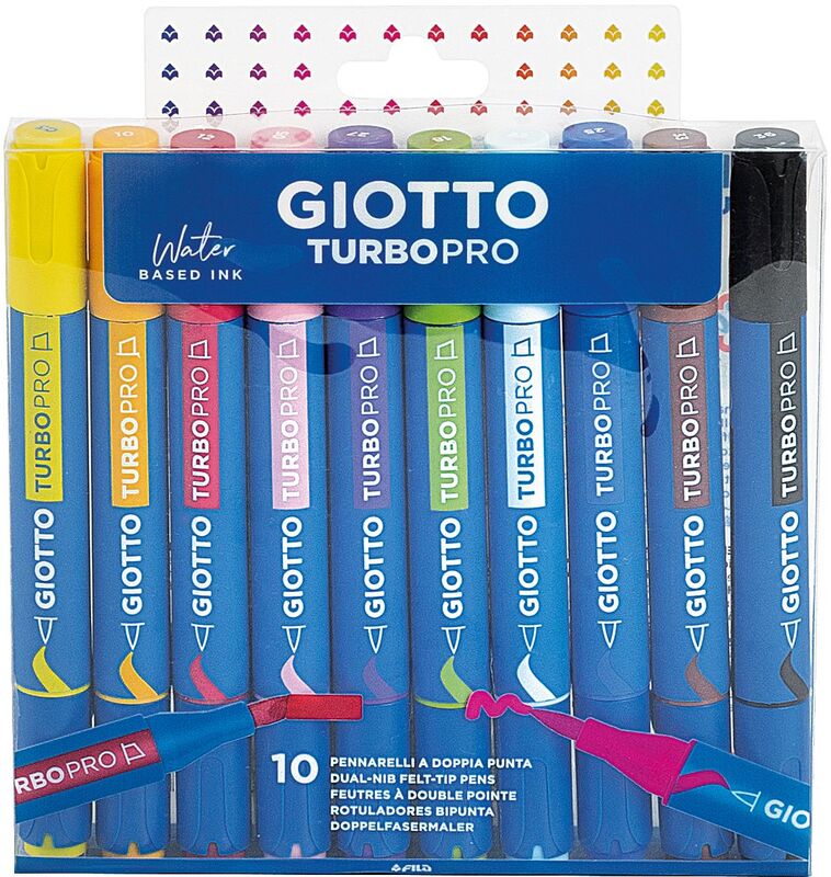 Giotto Μαρκαδόροι Turbo Pro 10Τμχ (428300)