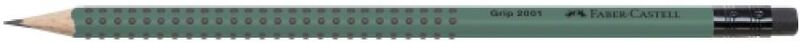 Faber Castell Μολύβι Grip Με Γόμα Χακί (12310837)