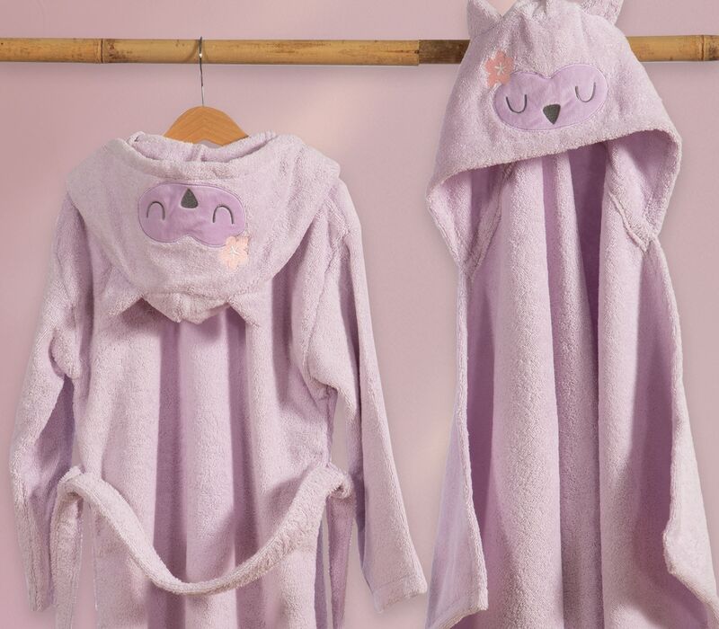 Nef Nef Μπουρνούζι Βαμβακερό Best Friends Lavender No 4 (038831)