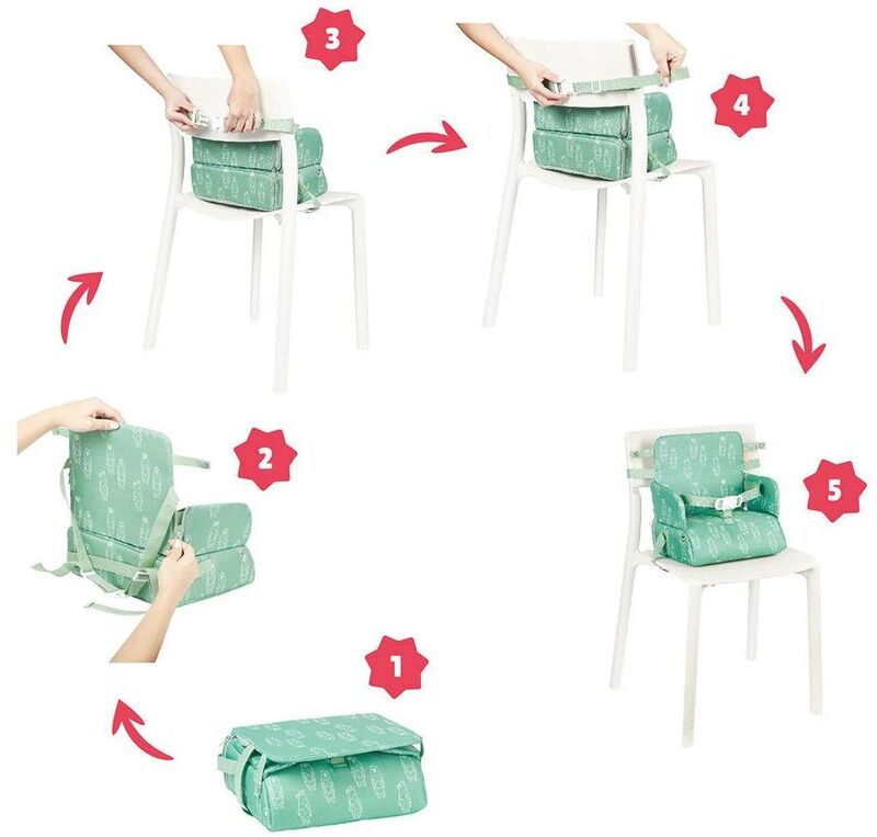 Badabulle Κάθισμα Φαγητού-Τσάντα Nomad Booster Seat Bears (B009409) φωτογραφία