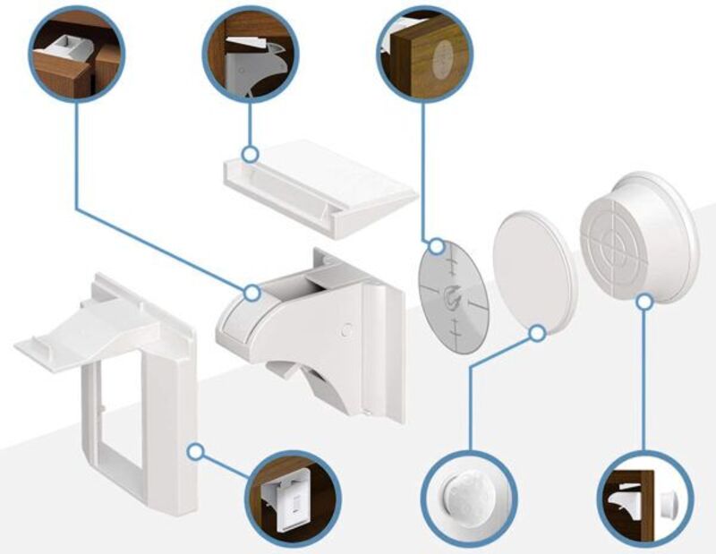 Sipo Μαγνητική Ασφάλεια Συρταριών/Ντουλαπιών 4Τμχ (SIP-SBS-M4) φωτογραφία