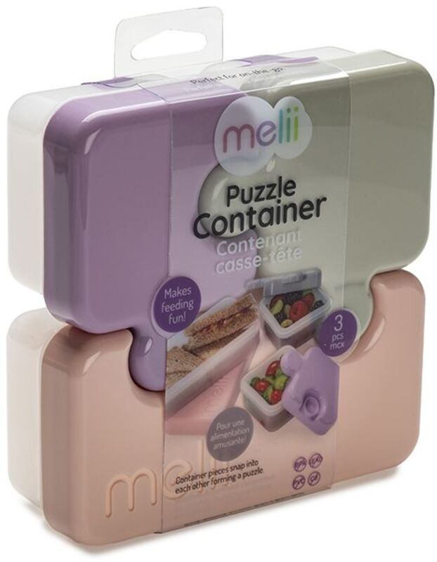 Melii Φαγητοδοχείο Puzzle Purple (MEL15200)