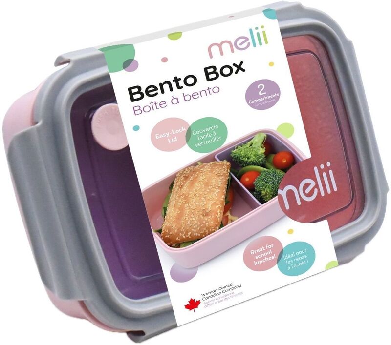 Melii Φαγητοδοχείο Με Ασποσπώμενα Διαχωριστικά Pink (MEL21800) φωτογραφία