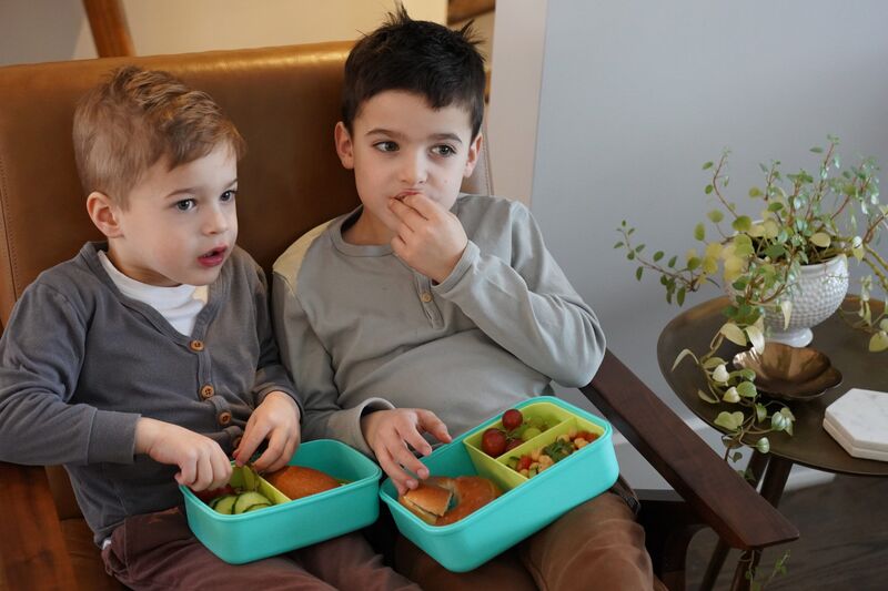 Melii Φαγητοδοχείο Με Ασποσπώμενα Διαχωριστικά Blue (MEL21850) φωτογραφία