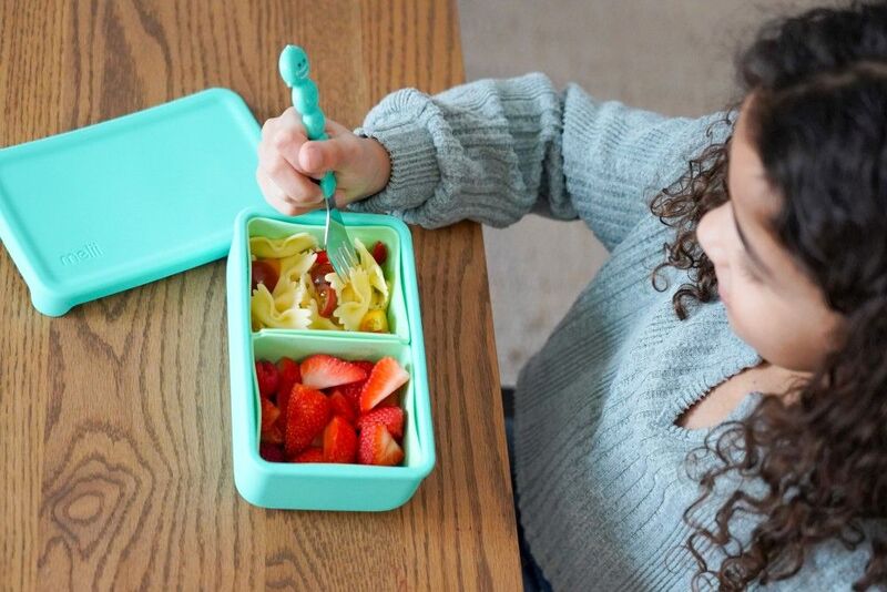 Melii Φαγητοδοχείο Σιλικόνης Με Ασποσπώμενα Διαχωριστικά Blue (MEL22310) φωτογραφία