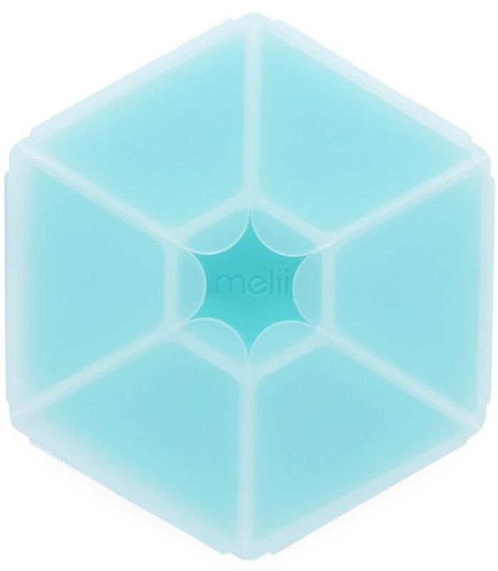 Melii Δοχείο Για Σνακ Hexagon Blue (MEL23710)