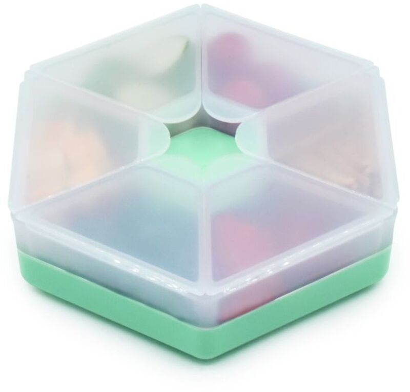 Melii Δοχείο Για Σνακ Hexagon Mint (MEL23730) φωτογραφία