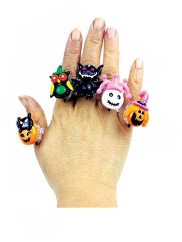 Σετ Δαχτυλίδια Halloween Με Φως-1Τμχ (Α0821) - φωτογραφία 2