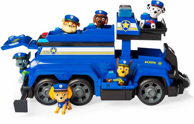 Paw Patrol Όχημα Chase Team Cruiser & 6 Κουταβάκια (6070119)