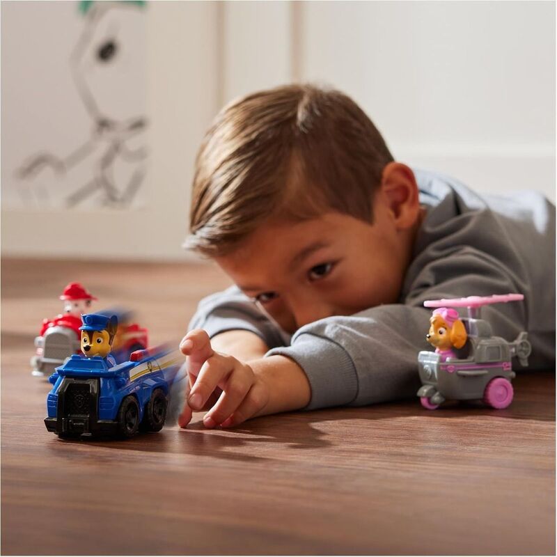 Paw Patrol Οχήματα Pull Back 3Τμχ (6070440) - φωτογραφία 7