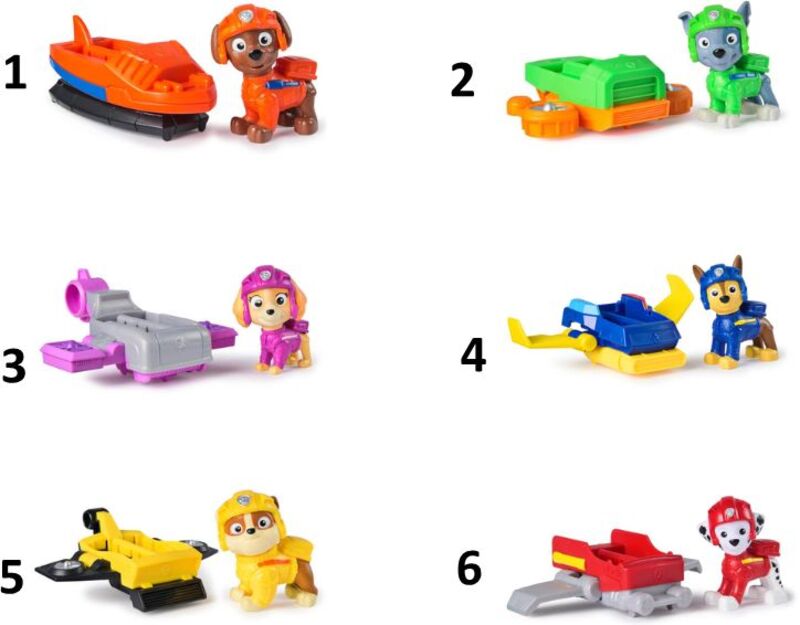 Paw Patrol Οχήματα Δράσης Και Φιγούρα-6 Σχέδια (6071503) - φωτογραφία 2
