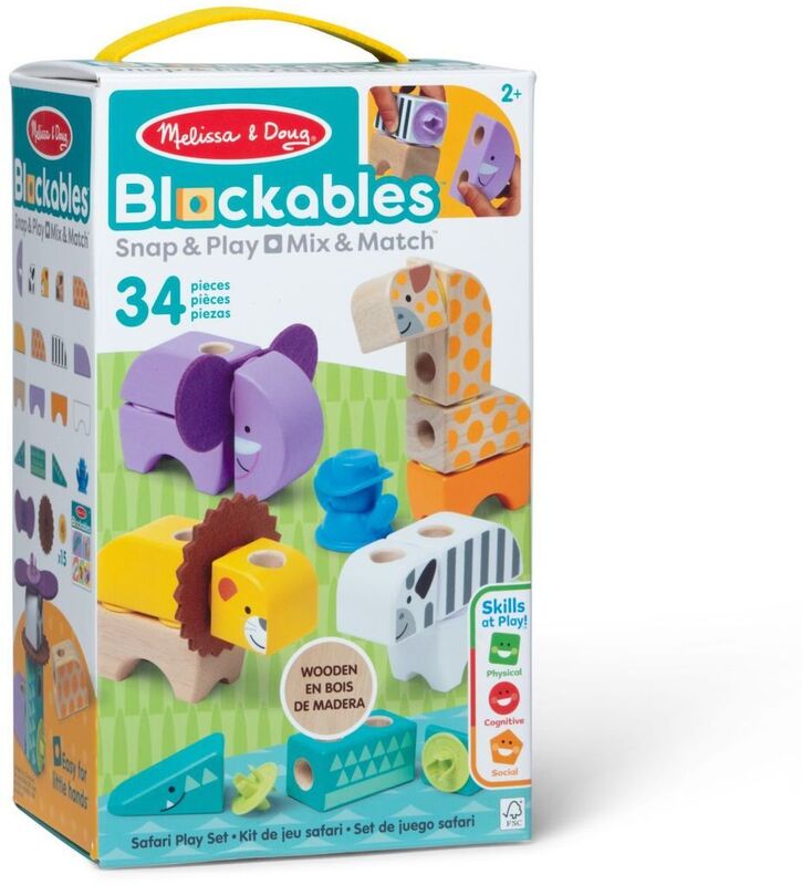 Melissa & Doug Blockables Σετ Σαφάρι (6074903)