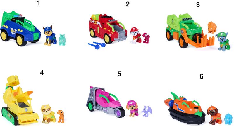 Paw Patrol Dino Movie Θεματικά Οχήματα-6 Σχέδια (6075800) - φωτογραφία 2