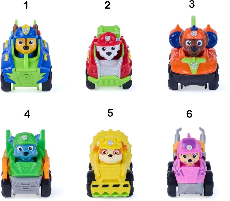 Paw Patrol Dino Movie Pup Squad Οχήματα-6 Σχέδια (6076062) - φωτογραφία 2