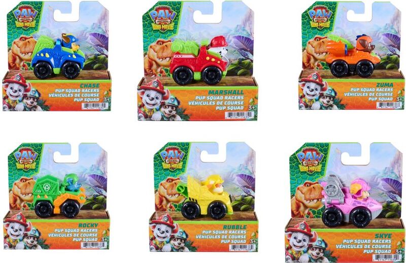 Paw Patrol Dino Movie Pup Squad Οχήματα-6 Σχέδια (6076062) - φωτογραφία 3