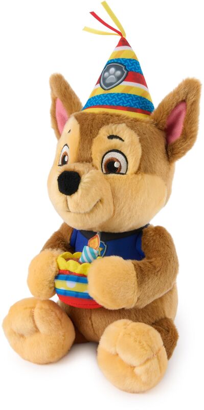Paw Patrol Λούτρινο Γενέθλια Με Τον Chase 24cm. (6076362) - φωτογραφία 2