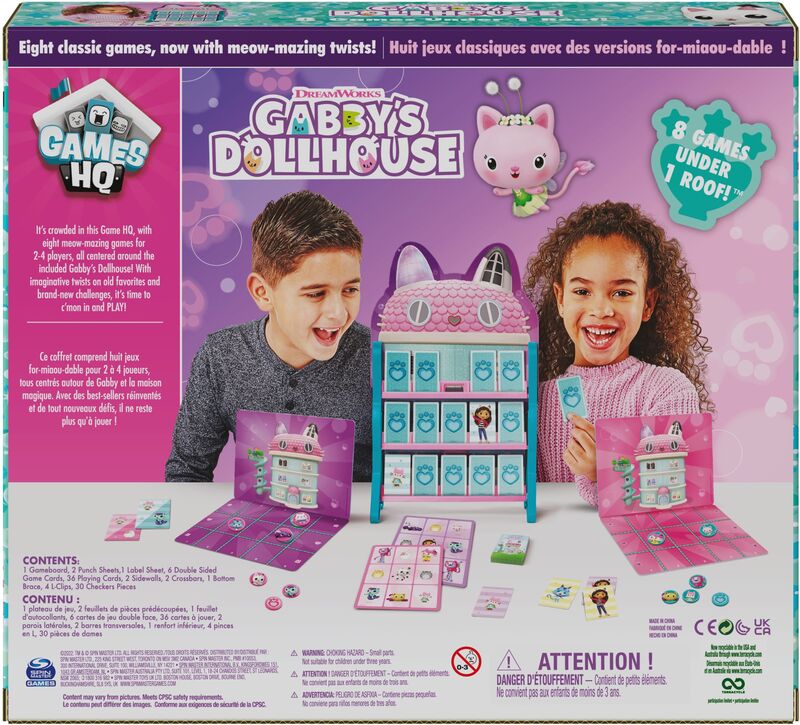 Spin Master Επιτραπέζιο Gabby's Dollhouse 8 Παιχνίδια Με Την Γκάμπι - 6065857 - φωτογραφία 3