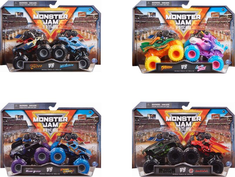 Monster Jam Mini Όχημα 1:64 2Τμχ-6 Σχέδια (6064128) - φωτογραφία 3
