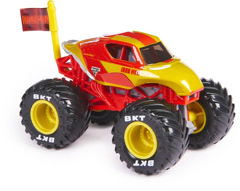 Monster Jam Όχημα 1:4 Marvel-5 Σχέδια-1Τμχ (6069960)