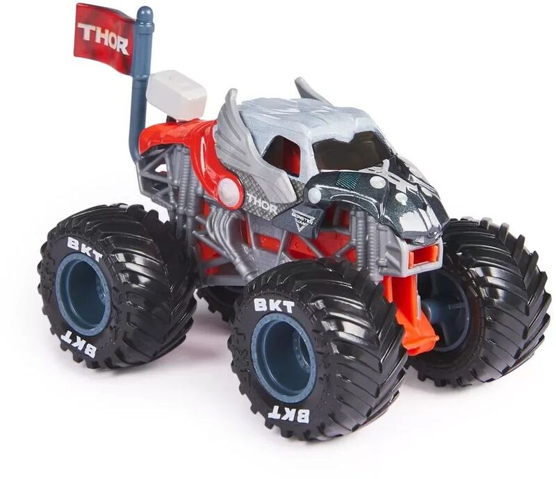 Monster Jam Όχημα 1:4 Marvel-5 Σχέδια-1Τμχ (6069960) - φωτογραφία 4