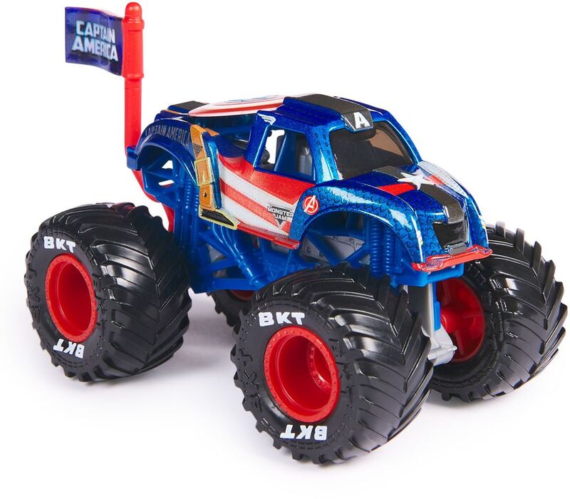 Monster Jam Όχημα 1:4 Marvel-5 Σχέδια-1Τμχ (6069960) - φωτογραφία 5