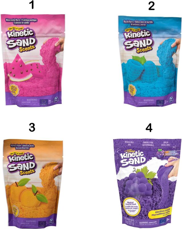 Kinetic Sand Άμμος-Fruity Scents-4 Σχέδια (6070194) - φωτογραφία 2