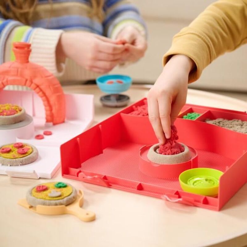 Spin Master Kinetic Sand Σετ Πίτσα - 6072551 - φωτογραφία 3