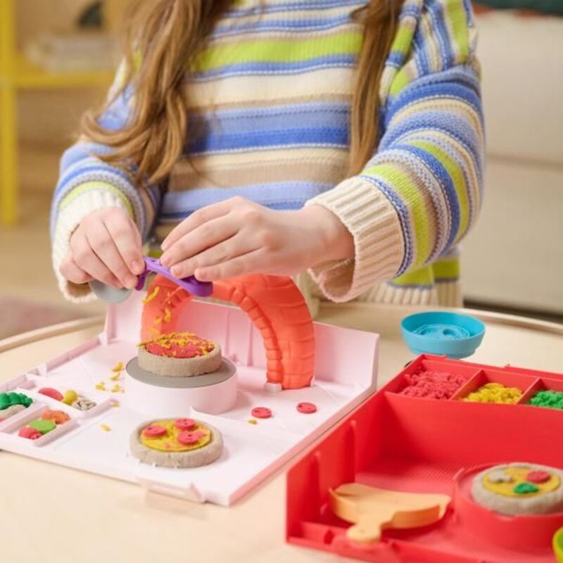 Spin Master Kinetic Sand Σετ Πίτσα - 6072551 - φωτογραφία 4