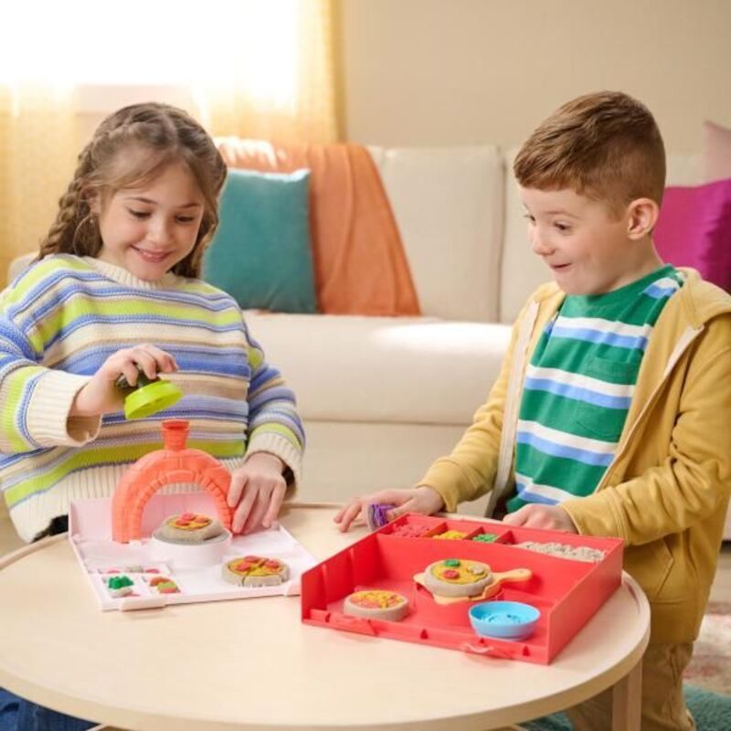 Spin Master Kinetic Sand Σετ Πίτσα - 6072551 - φωτογραφία 5