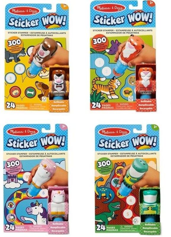 Melissa & Doug Αυτοκόλλητα Wow!-4 Σχέδια-1Τμχ (6075655)