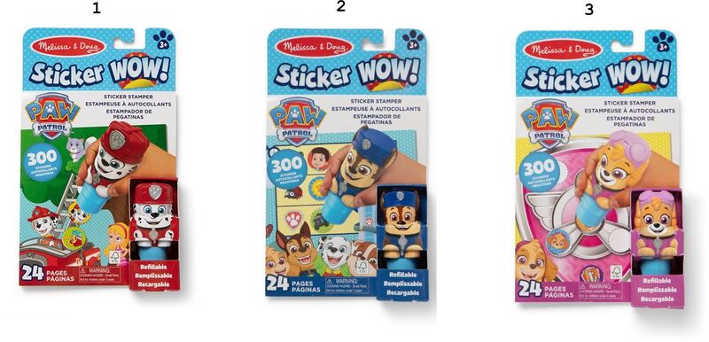 Melissa & Doug Αυτοκόλλητα Wow!-Paw Patrol-3 Σχέδια (6077286) - φωτογραφία 2