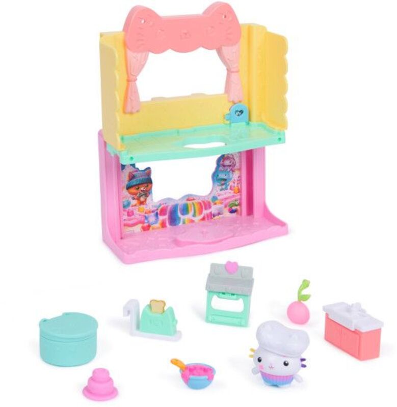 Gabby's Dollhouse Movie Mini Σετ Δωμάτια-Κουζίνα (6074281) - φωτογραφία 4