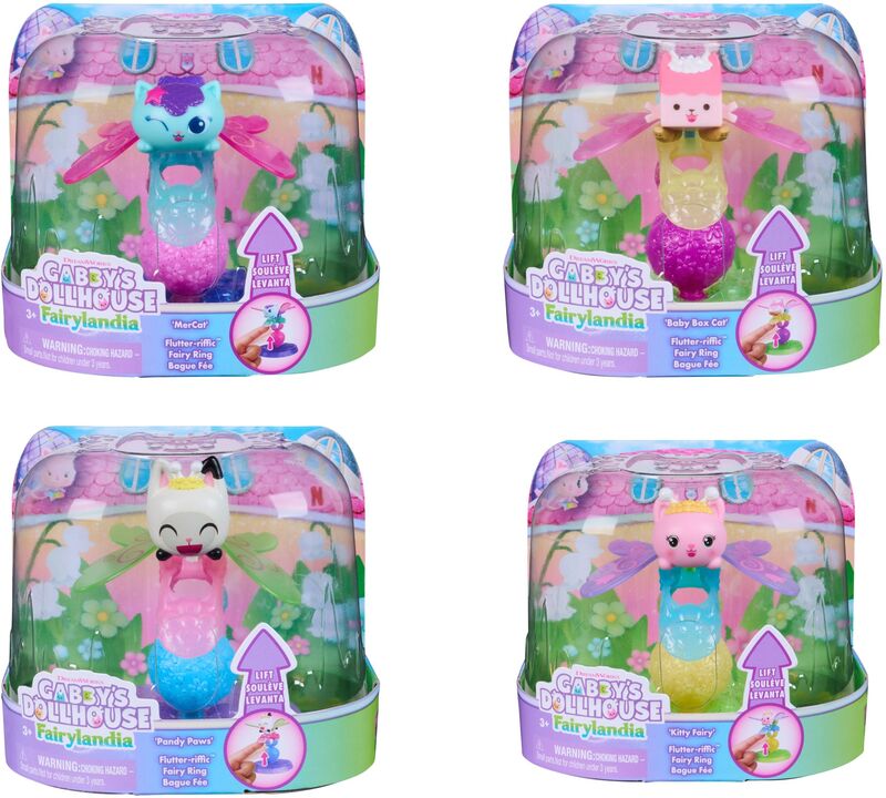 Gabby's Dollhouse Fairylandia Νεραϊδένια Δαχτυλίδια-4 Σχέδια (6075679) - φωτογραφία 3