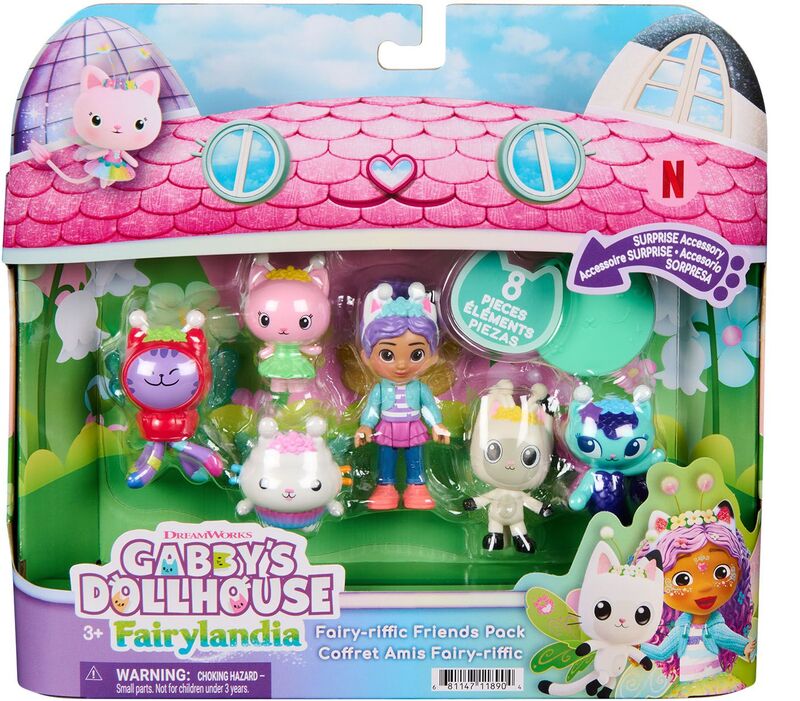 Gabby's Dollhouse Fairylandia Σετ Φιγούρες 6Τμχ (6076262) - φωτογραφία 2