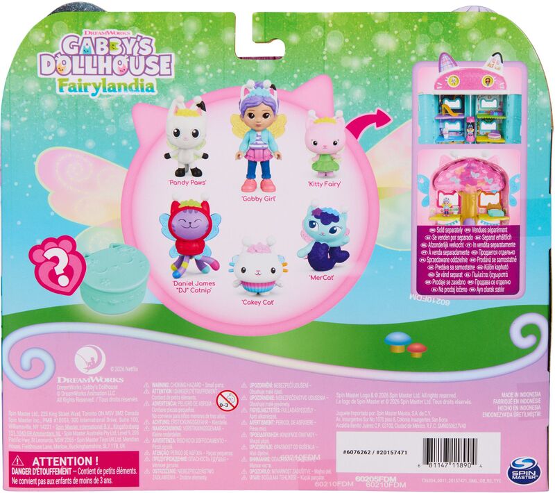 Gabby's Dollhouse Fairylandia Σετ Φιγούρες 6Τμχ (6076262) - φωτογραφία 7