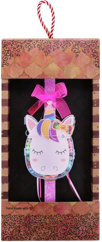 Synchronia Λαμπάδα Σετ Κοσμημάτων Μονόκερος (LA25008A)