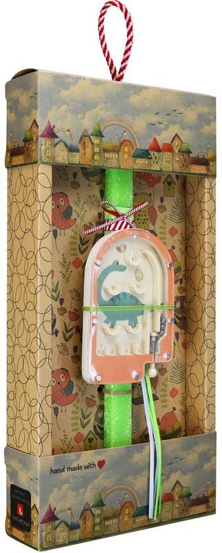 Λαμπάδα Φλίπερ Μίνι Δεινόσαυρος Πράσινος (LA25009D) φωτογραφία