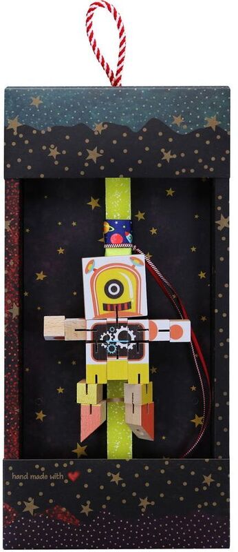 Synchronia Λαμπάδα Ρομπότ Τρανσφόρμερ Κίτρινο (LA25016B)