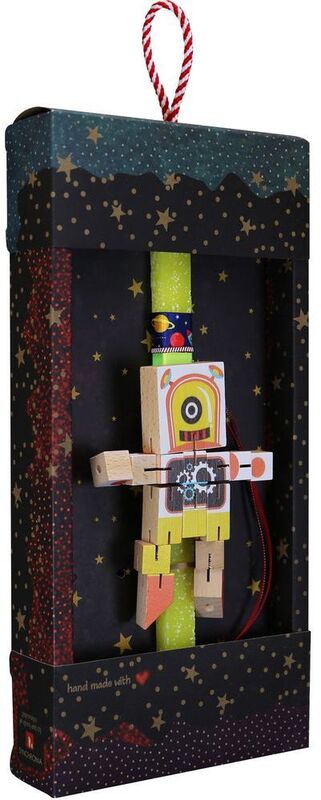 Λαμπάδα Ρομπότ Τρανσφόρμερ Κίτρινο (LA25016B) φωτογραφία