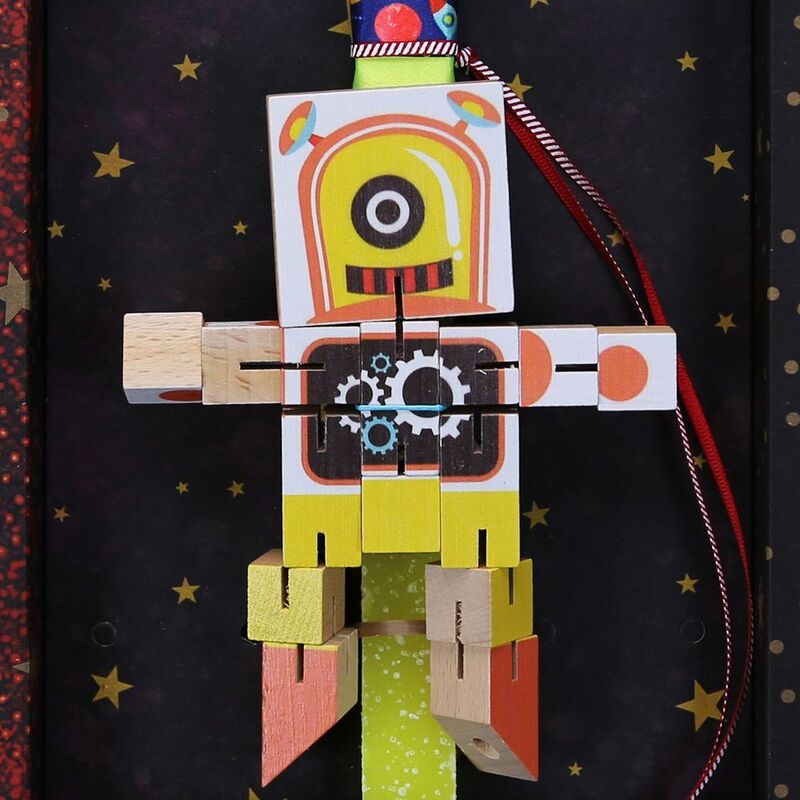 Λαμπάδα Ρομπότ Τρανσφόρμερ Κίτρινο (LA25016B) φωτογραφία