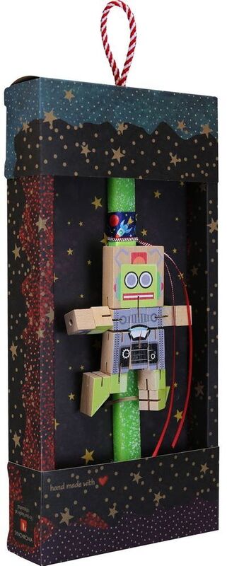 Λαμπάδα Ρομπότ Τρανσφόρμερ Πράσινο (LA25016C) φωτογραφία