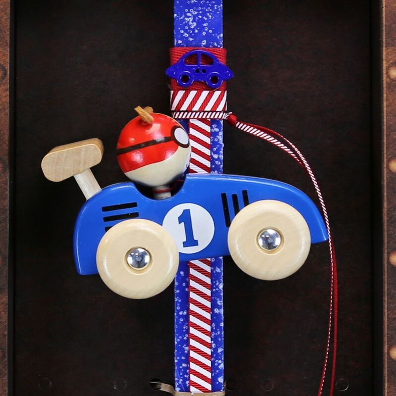 Synchronia Λαμπάδα Αγωνιστικό Με Οδηγό Μπλε (LA25018B)