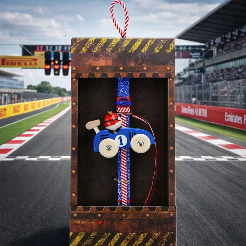 Λαμπάδα Αγωνιστικό Με Οδηγό Μπλε (LA25018B) φωτογραφία